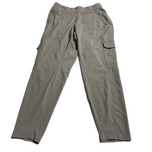 Athleta Chelsea Cargo Pant Light Asphalt Taupe 594971-04 Size 6